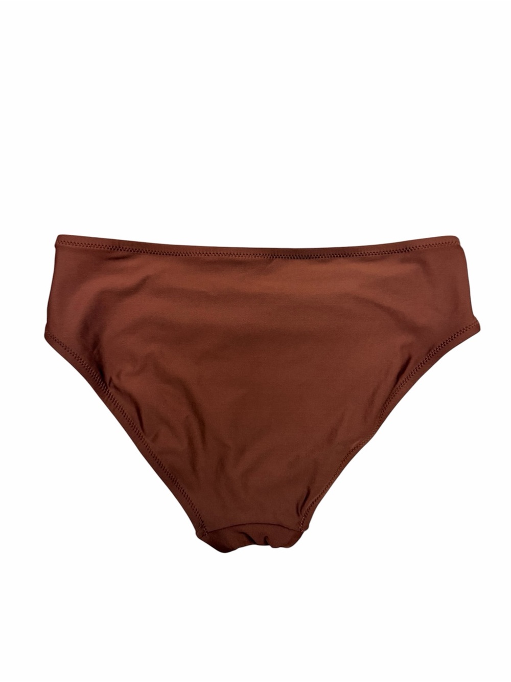 Shade & Shore Brown Ruched Waist Bikini Bottoms Size M NWT - Picture 2 of 3